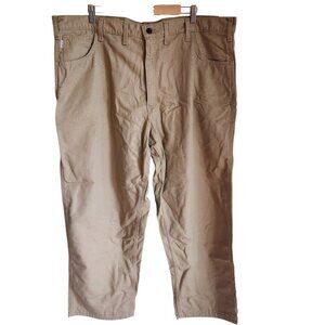 Carhartt Pants Men's 44x30 Khaki Tan Flame Resistant Midweight Canvas Pant Loose